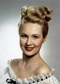 Virginia Mayo (1920-2005) - Actress known from "The princess and the pirate" (1944), "The secret life of Walter Mitty" (1947), "White Heat" (1949), "Westbound" (1959), "Fort Utah" (1967) and "Haunted" (1977). Virginia married Michael O´Shea in 1947. They had a daughter in 1953 and stayed together until his death in 1973.