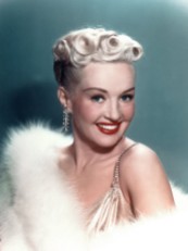 Betty Grable (1916-1973) - Very popular Pin Up Model during the war, later a famous actress and a good friend to Marilyn Monroe. Together they starred in "How to marry a millionaire" (1953).