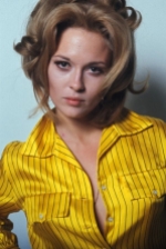 Faye Dunaway (b.1941) - She got her first acting-gig in "Bonnie & Clyde" (1967) opposite Warren Beatty. Other movies she have done is "Chinatown" (1974), "Network" (1976, she won an Academy Award) and "Don Juan De Marco" (1994).