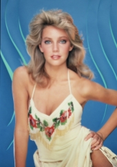 Heather Locklear (b.1961) - TV Star known from series like "TJ Hooker" (85 episodes, 1982-86), "Dynasty" (127 episodes, 1981-89), "Melrose Place" (199 episodes, 1993-99), "Spin City" (71 episodes, 1999-2002) and "Franklin & Bash" (10 episodes, 2013). She has been married to two rockers, Tommy Lee and Richie Sambora.