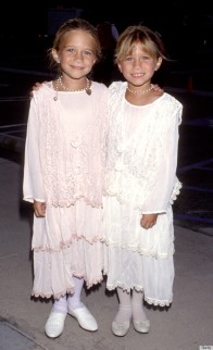 Mary Kate & Ashley Olsen (b.1986) - The popular twin-sisters were child stars in the sitcom "Full House" (1987-1995). The Olsen sisters started building their business empire in their early teens and today they are mostly known as style icons. They have made hundreds of millions on their fashion-lines. Picture from 1994.