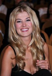Rosamund Pike (b.1979) - British actress known from "Die another day" (2002), "Pride & Prejudice" (2005), "An Education" (2009) and "Jack Reacher" (2012).